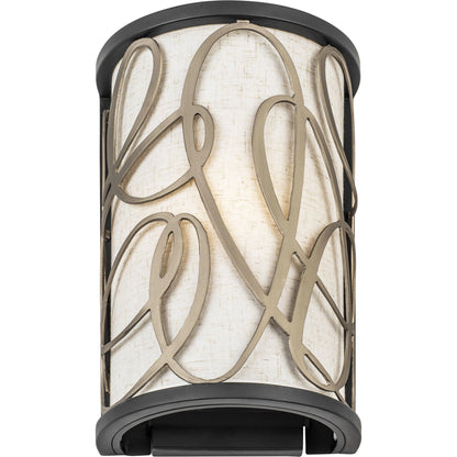 Scribble Sconce by Varaluz in matte black/artifact. Made from unique in a modern style.