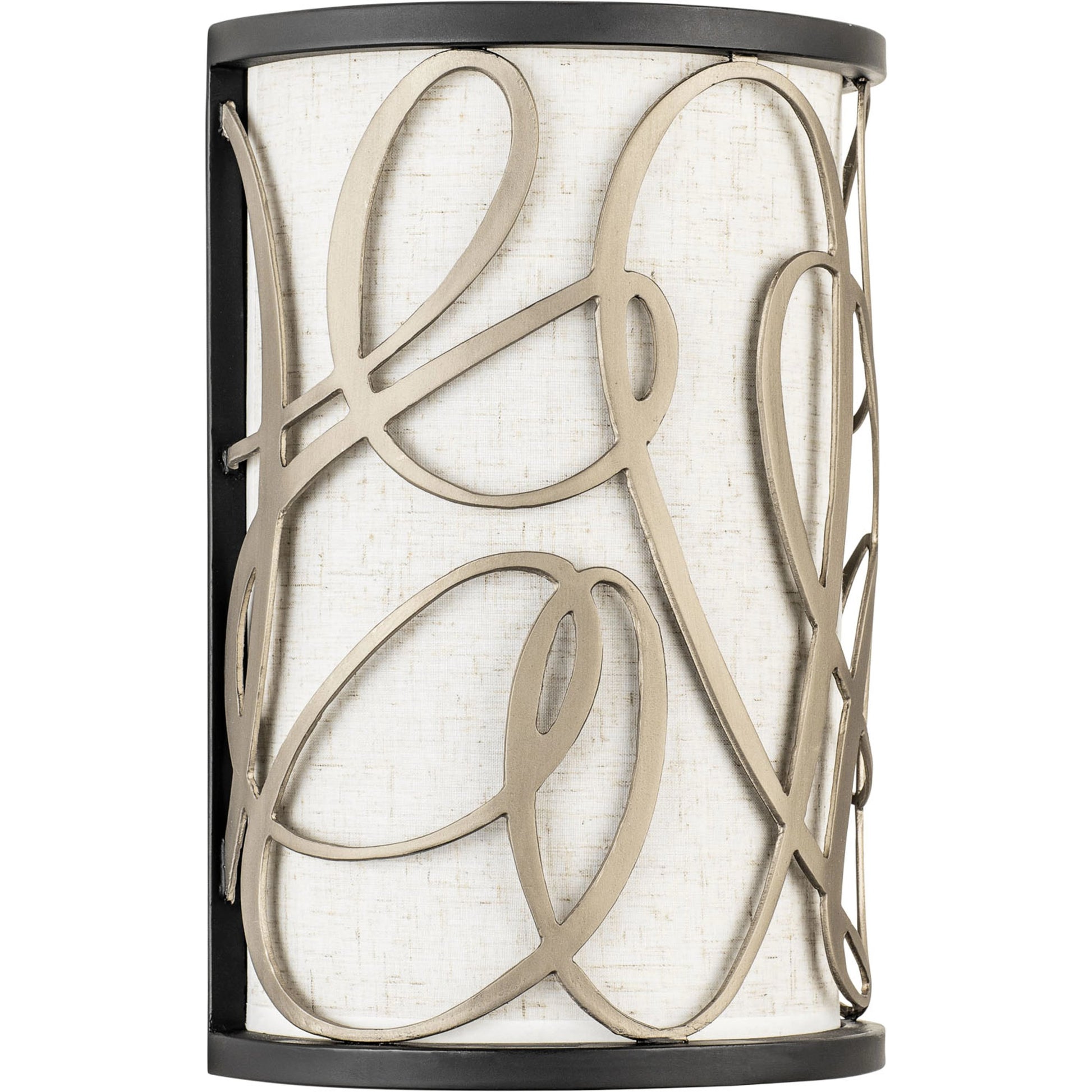 Scribble Sconce by Varaluz in matte black/artifact. Made from unique in a modern style.