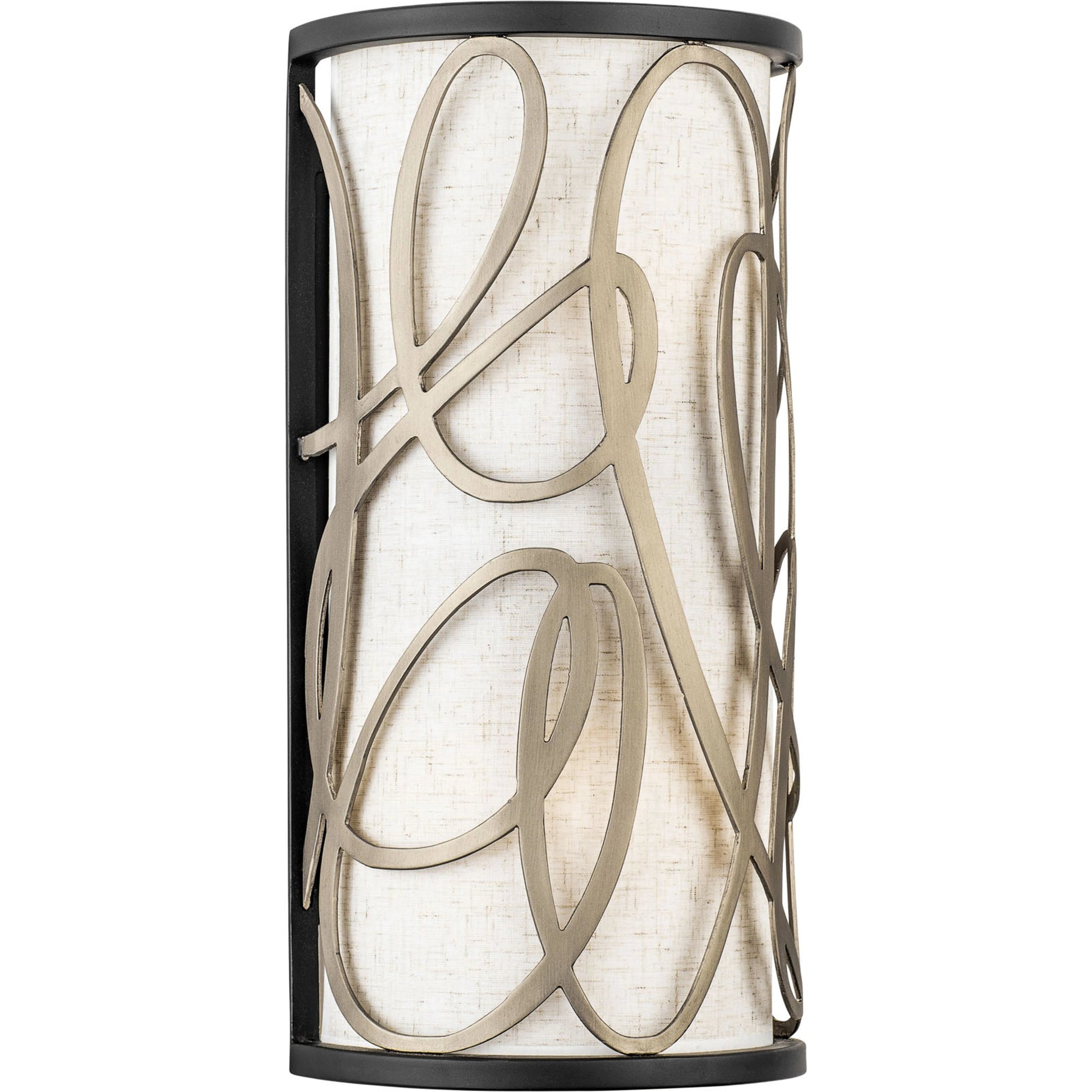 Scribble Sconce by Varaluz in matte black/artifact. Made from unique in a modern style.