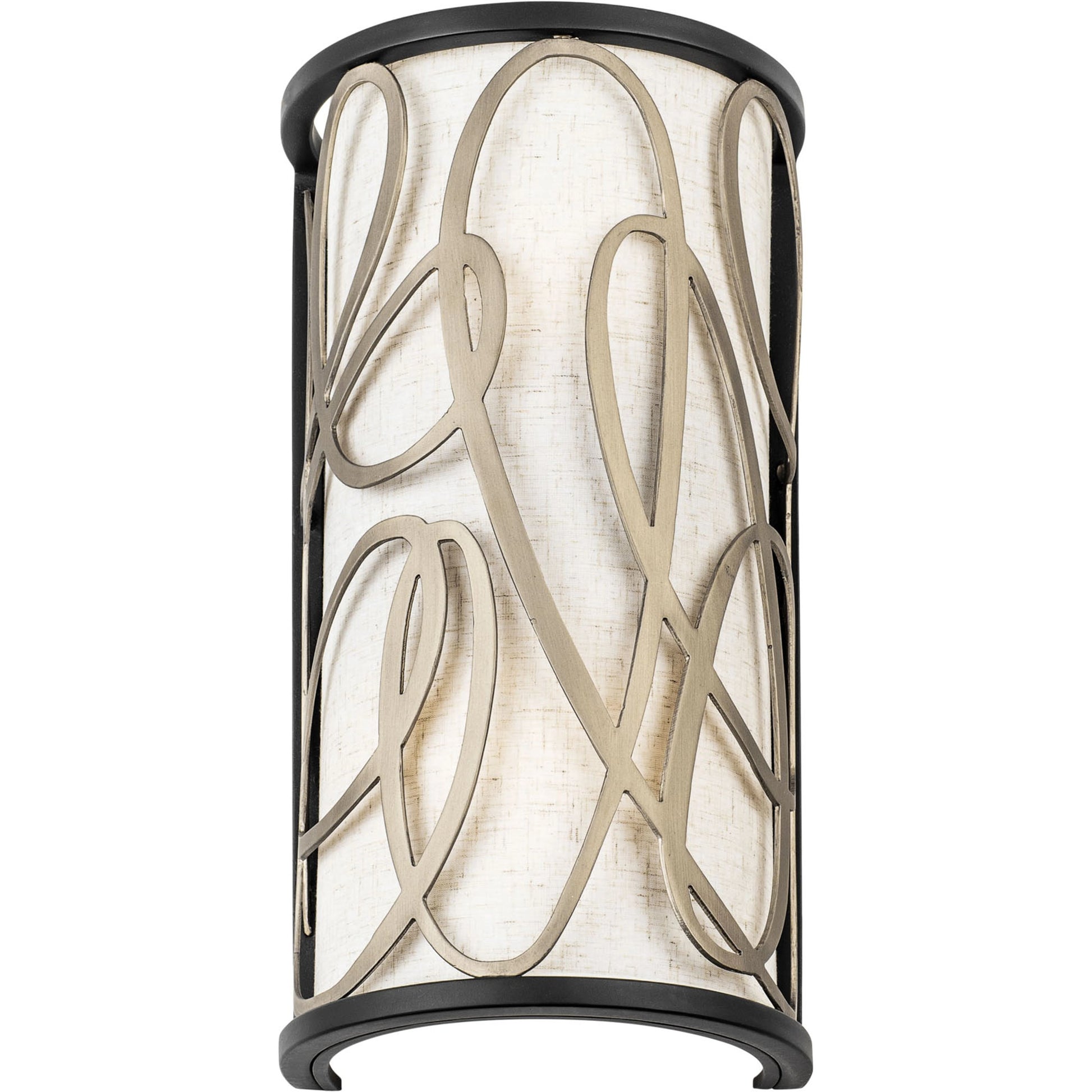 Scribble Sconce by Varaluz in matte black/artifact. Made from unique in a modern style.