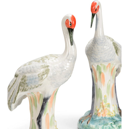 Chelsea Cranes (Set of 2) by Chelsea House in hand decorated. Made from unique in a coastal style.