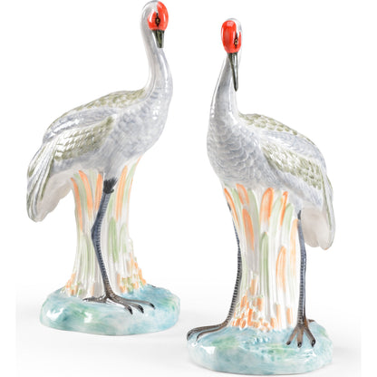 Chelsea Cranes (Set of 2) by Chelsea House in hand decorated. Made from unique in a coastal style.