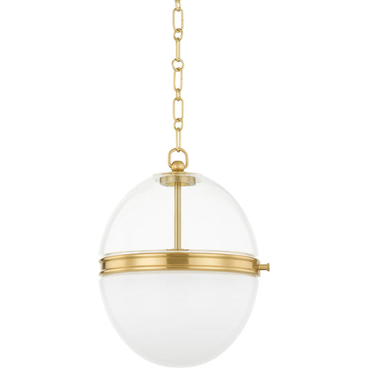 Donnell Pendant by Hudson Valley. Made from steel in a modern style.