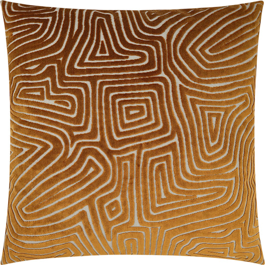 Vertigo Throw Pillow by DV Kap Home. Made from 58% polyester, 42% viscose in a modern style.