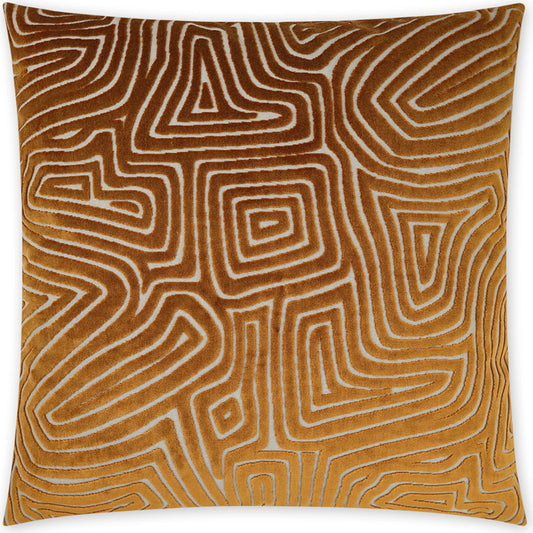 Vertigo Throw Pillow by DV Kap Home. Made from 58% polyester, 42% viscose in a modern style.