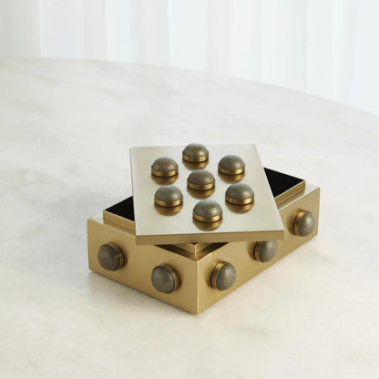 Pandora Pyrite Box by Global Views. Made from stainless steel, pandora pyrite in a eclectic & global style.