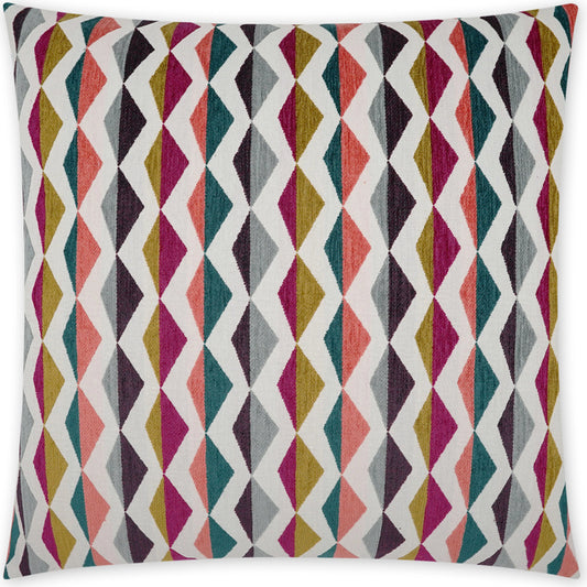 Zefferina Throw Pillow by DV Kap Home in multi. Made from 60.12% rayon, 23.41% cotton, 16.47% polyester in a modern style.