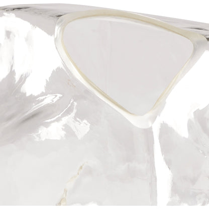 Ashley Glass Accent by Chelsea House in clear. Made from free form vase in a modern style.
