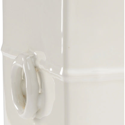 Greek Key Vase by Chelsea House in off white glaze. Made from off white glaze in a eclectic & global style.