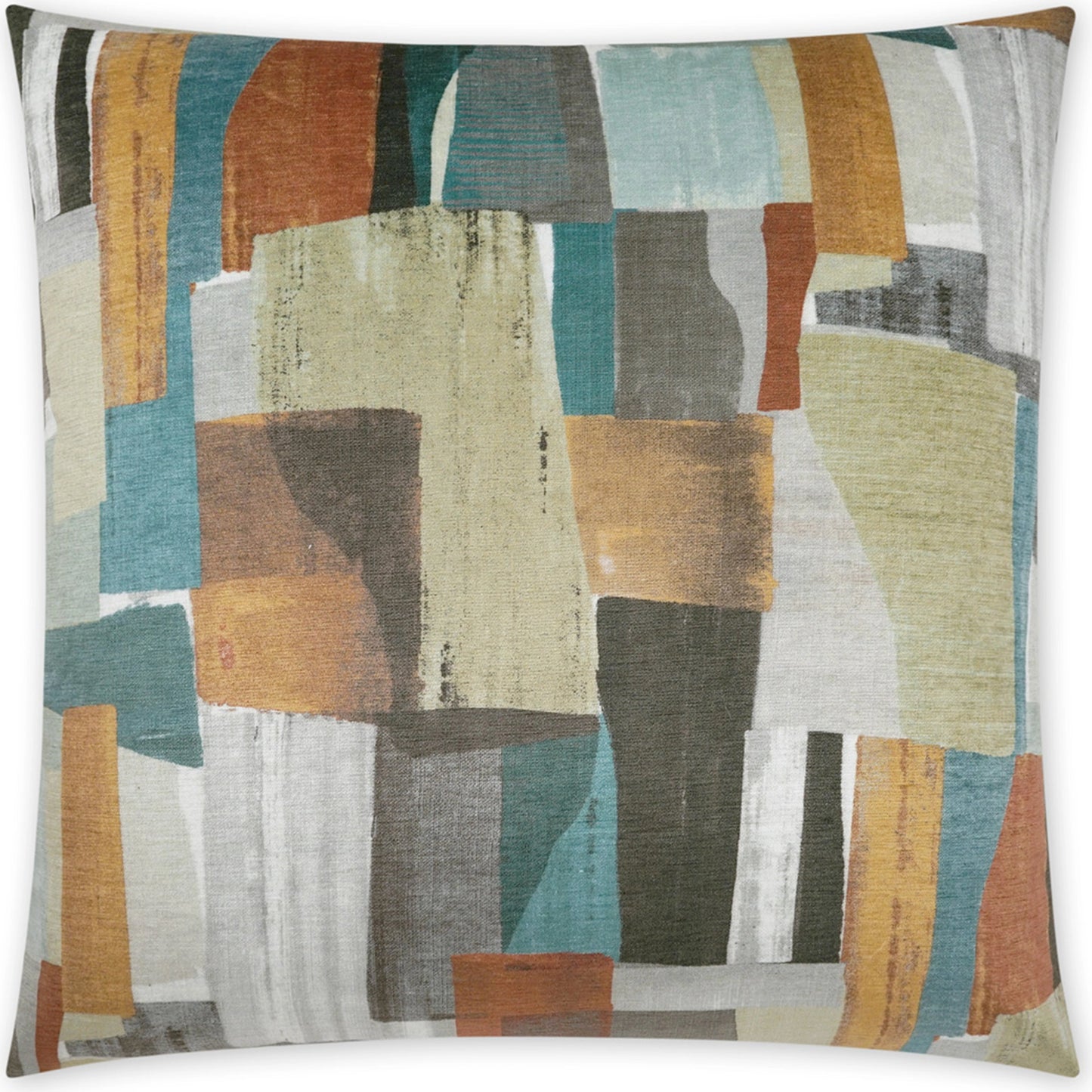 002 SI-2027579 | Primary Silo | Build Pillow by DV Kap Home in peacock. Made from 100% polyester in a modern style.