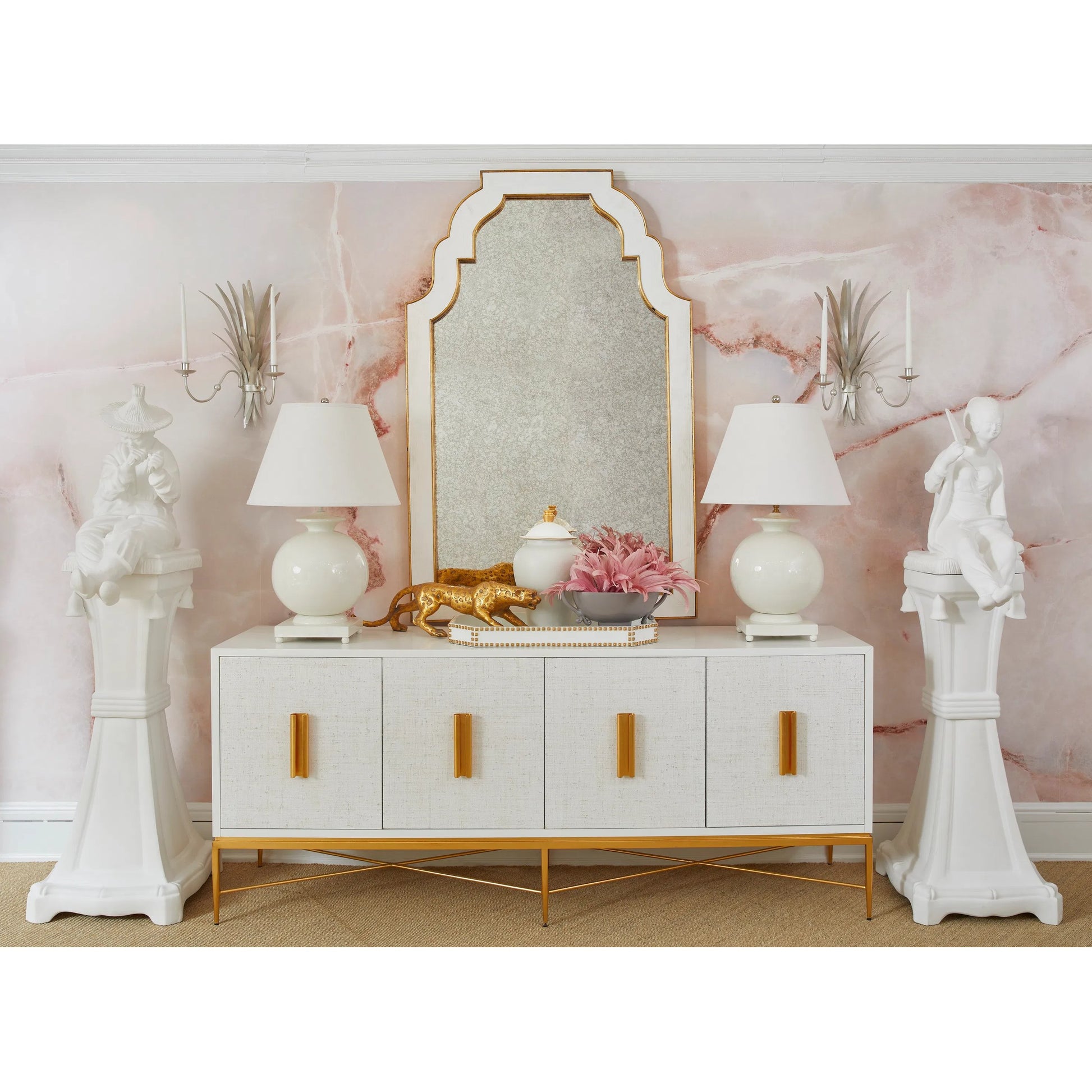 Leopard by Chelsea House in old gold. Made from old gold finish in a eclectic & global style.