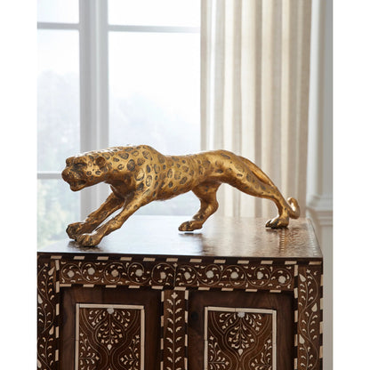 Leopard by Chelsea House in old gold. Made from old gold finish in a eclectic & global style.