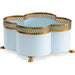Tracery Cachepot by Chelsea House. Made from metal in a traditional style.