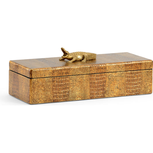 Alligator Box by Chelsea House. Made from wood, composite in a coastal style.