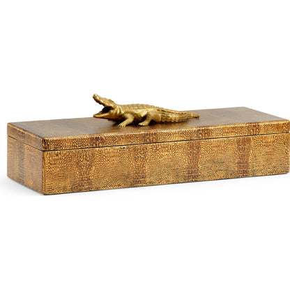 Alligator Box by Chelsea House. Made from wood, composite in a coastal style.