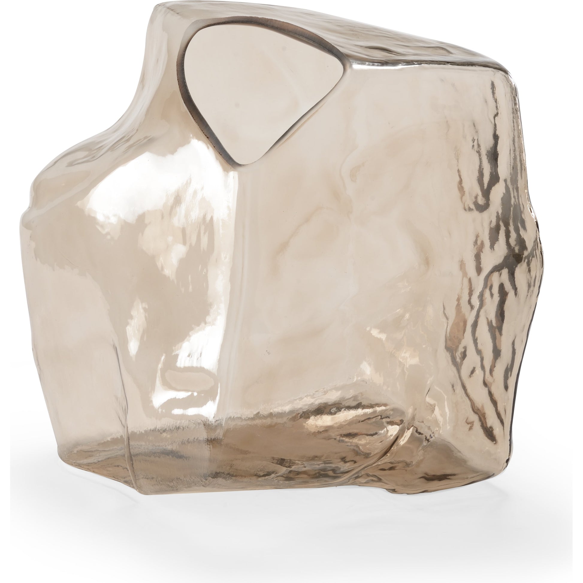 Ashley Glass Accent by Chelsea House in clear. Made from free form vase in a modern style.
