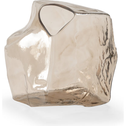 Ashley Glass Accent by Chelsea House in clear. Made from free form vase in a modern style.