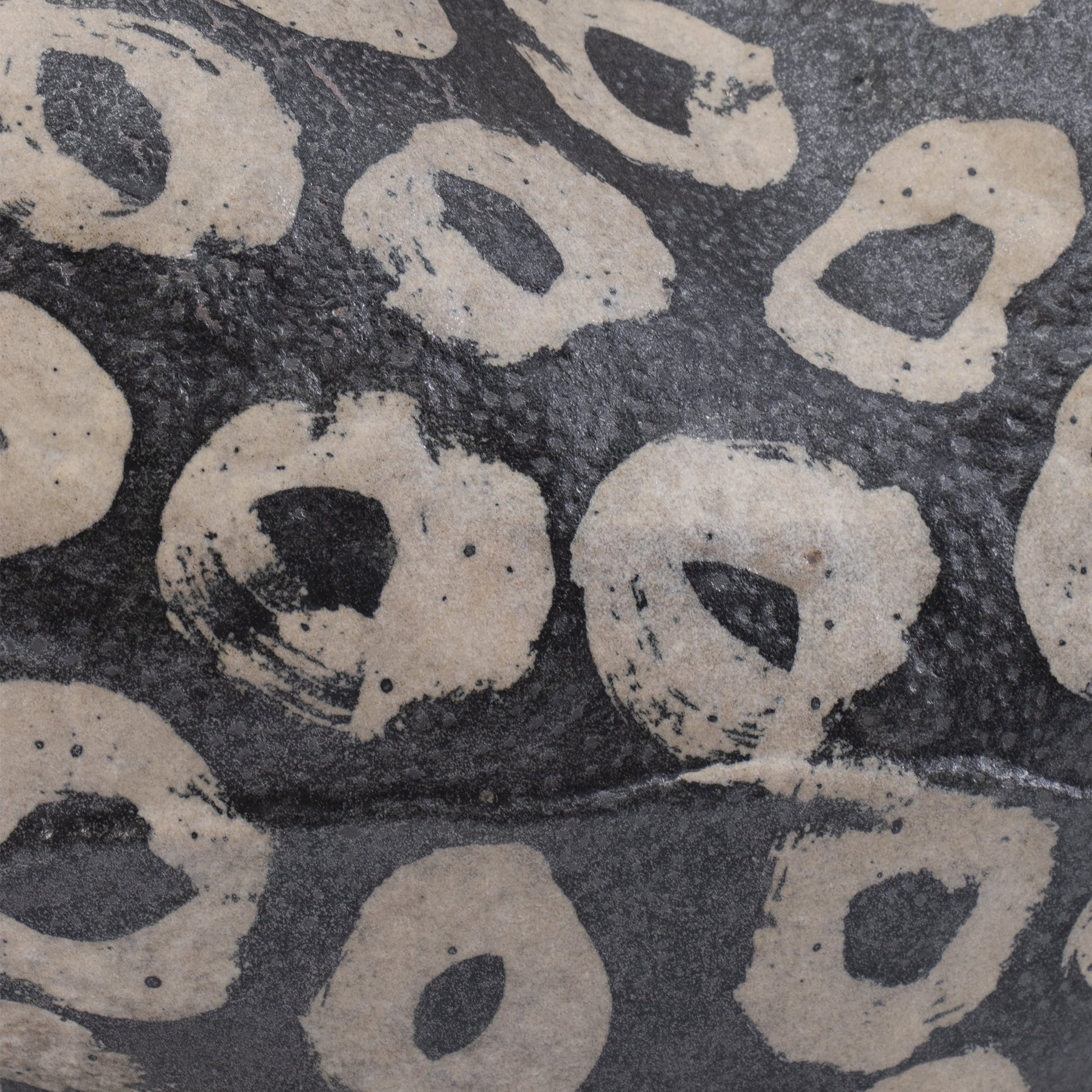 Japonesque Bowl by Currey and Company in black, light mud. Made from porcelain in a modern style.