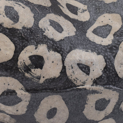 Japonesque Bowl by Currey and Company in black, light mud. Made from porcelain in a modern style.