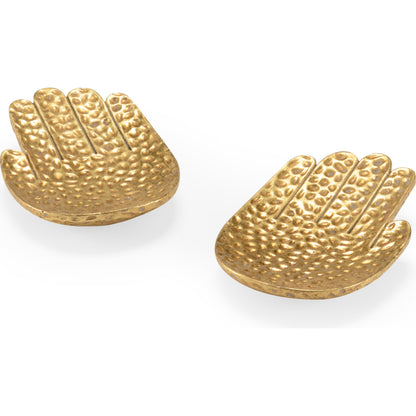 Hands (Set of 2) by Chelsea House in antique silver. Made from antique silver finish in a eclectic & global style.