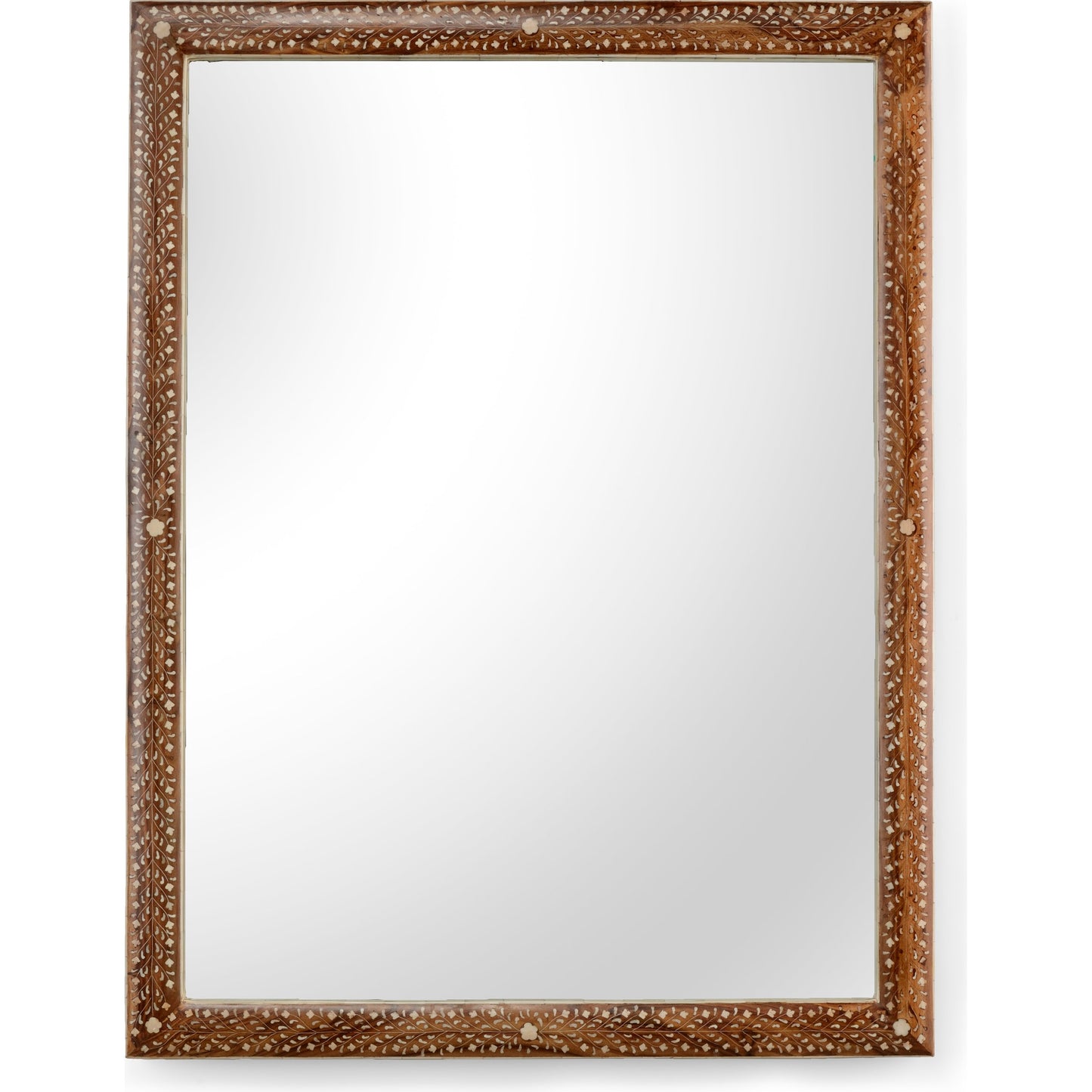001 SR-382941 | Primary Silo | Henry Mirror by Chelsea House in natural, white, plain. Made from natural bone inlay in a rustic style.