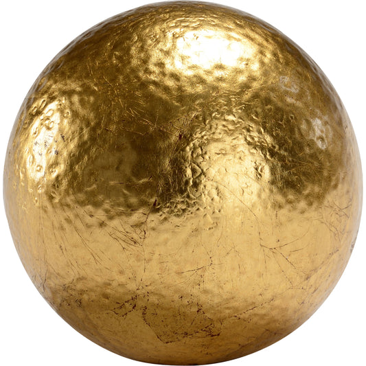 Hammered Ball by Chelsea House in gold leaf. Made from gold leaf finish in a eclectic & global style.