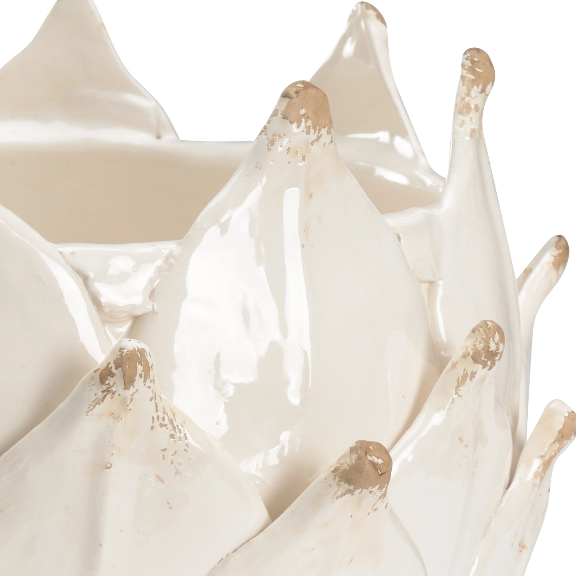 Leaf Vase by Chelsea House. Made from porcelain in a traditional style.