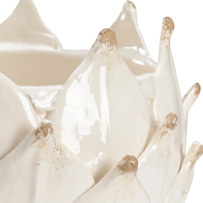 Leaf Vase by Chelsea House. Made from porcelain in a traditional style.