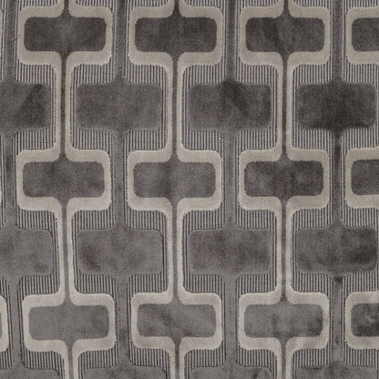 Uffizzi Throw Pillow by DV Kap Home in carbon. Made from 29% polyester, 71% spun viscose in a modern style.