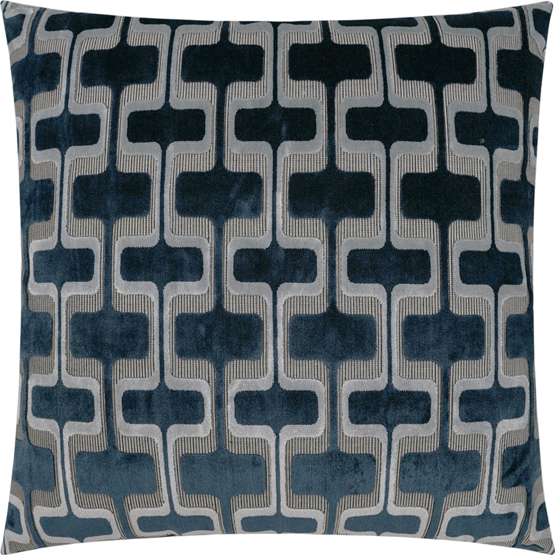 Uffizzi Throw Pillow by DV Kap Home in carbon. Made from 29% polyester, 71% spun viscose in a modern style.