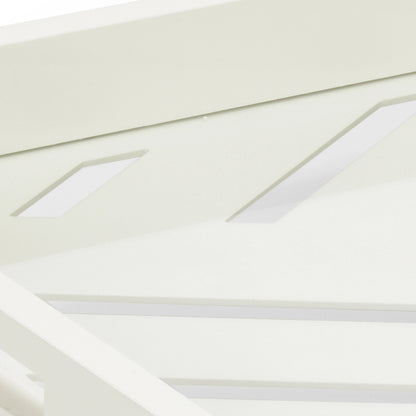 Tidewater Tray by Chelsea House in patriot blue, clear. Made from wood in a coastal style.