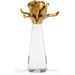 Rose on Stand by Chelsea House. Made from porcelain in a transitional style.