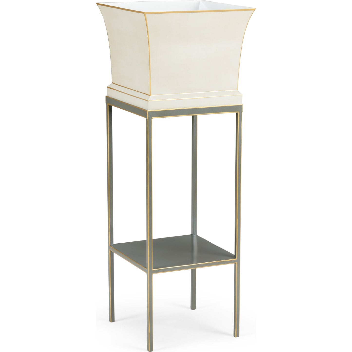 004 SR-383331 | Closeup | Morrow Tole Planter by Chelsea House. Made from unique in a transitional style.