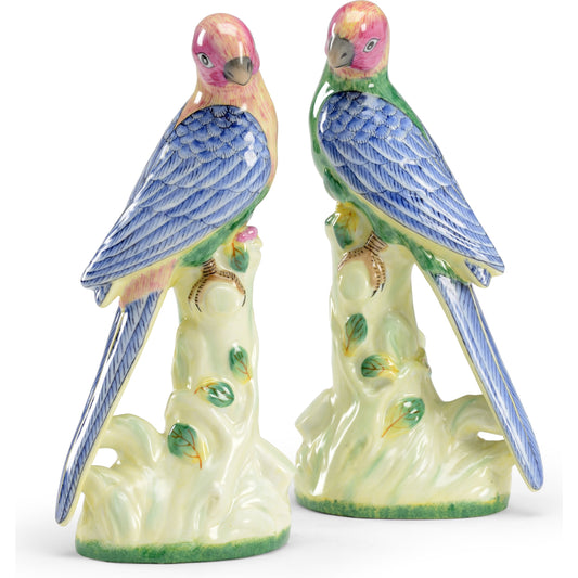Porcelain Birds (Set of 2) by Chelsea House in hand painted. Made from porcleian in a coastal style.