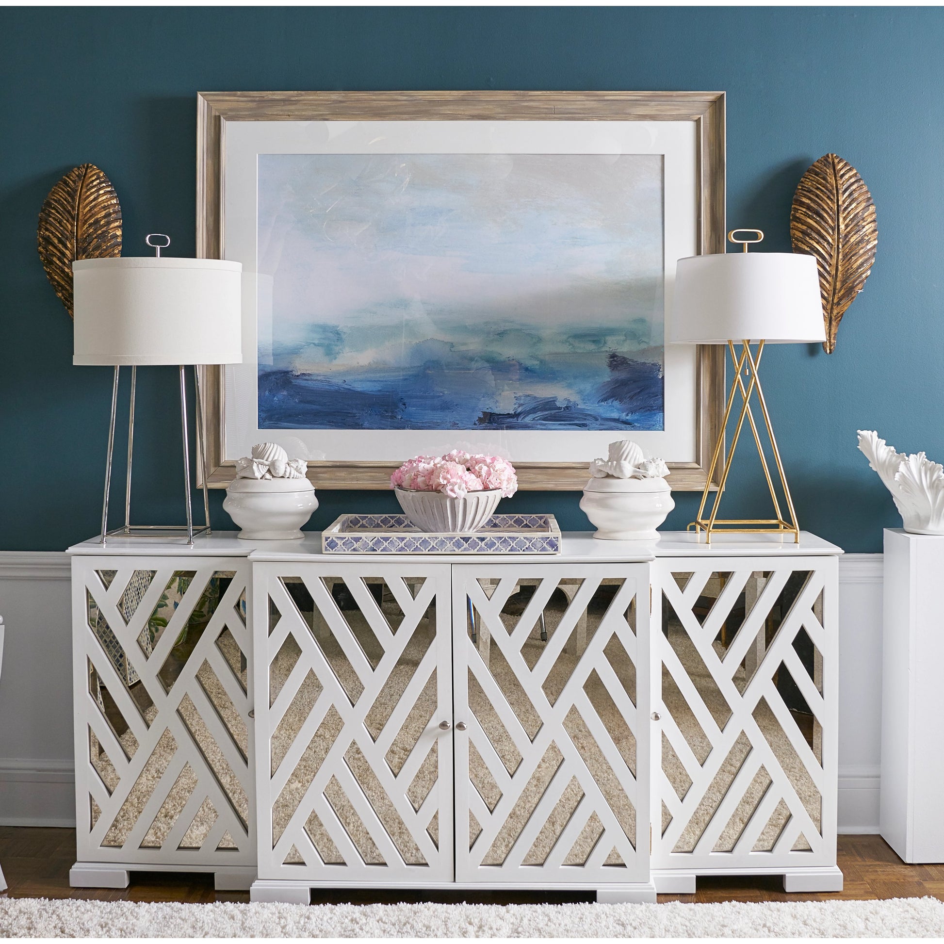 Tidewater Chest by Chelsea House in white, antique. Made from wood in a modern style.