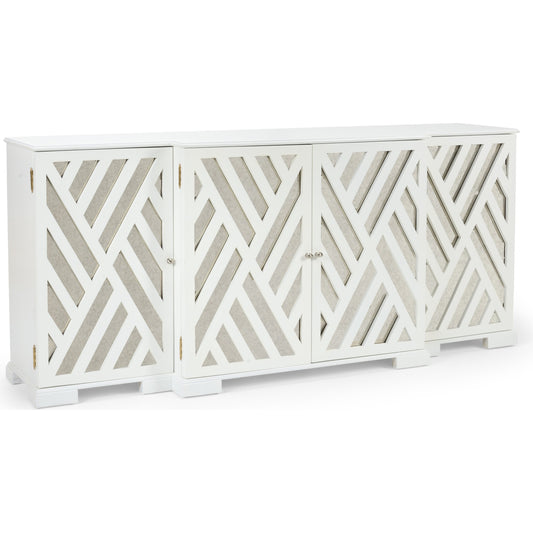 Tidewater Chest by Chelsea House in white, antique. Made from wood in a modern style.