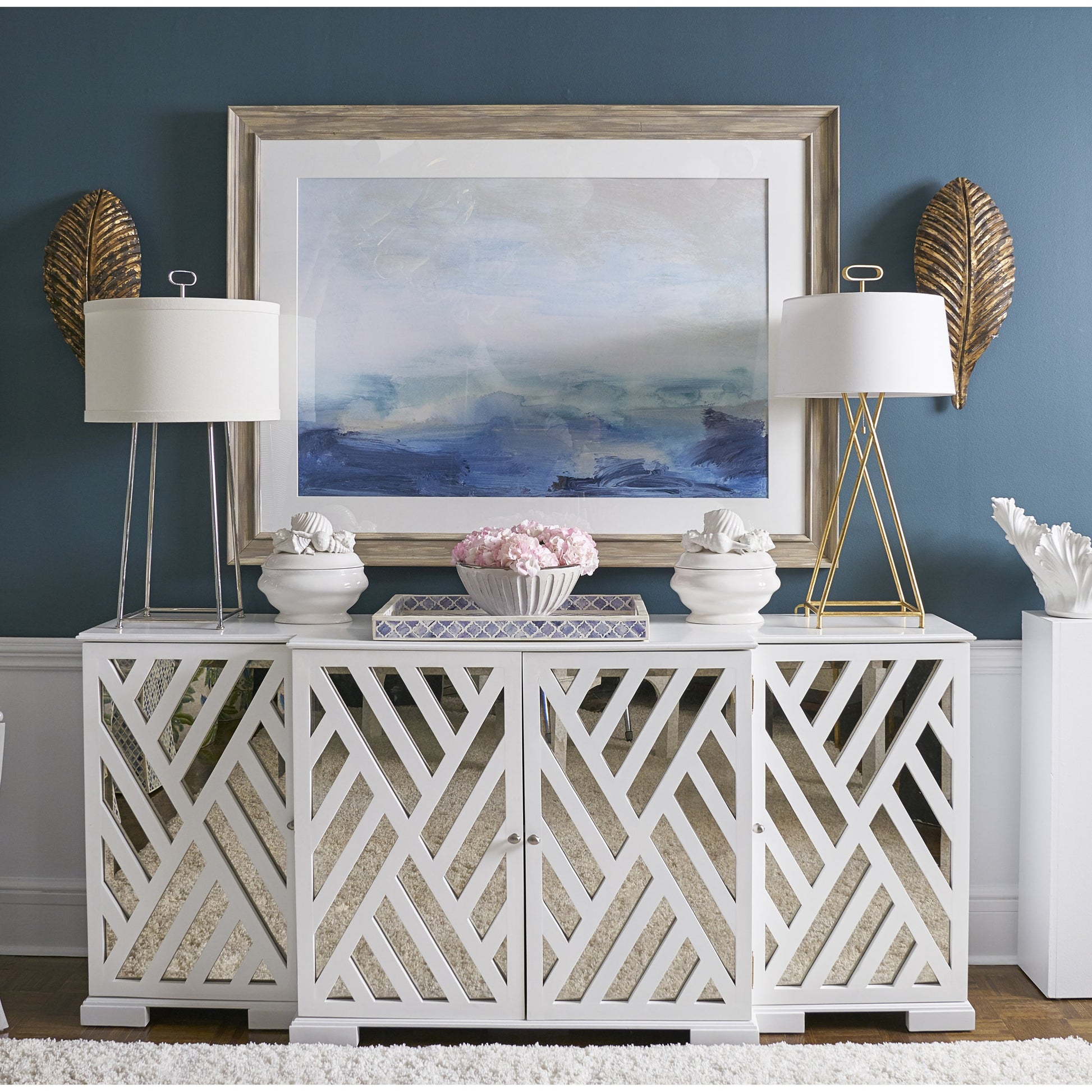 Tidewater Chest by Chelsea House in white, antique. Made from wood in a modern style.