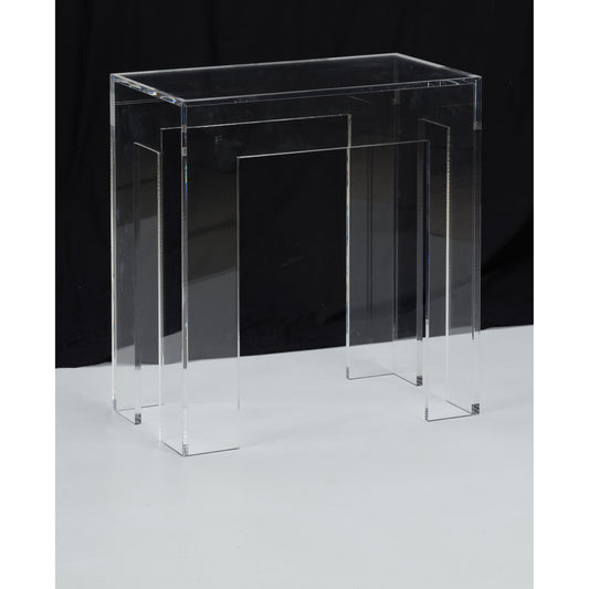 Acrylic End Table by Chelsea House in clear. Made from acrylic in a modern style.