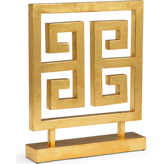 Peking Accent by Chelsea House in antique gold leaf. Made from iron in a eclectic & global style.