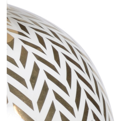 Herringbone Covered Urn by Chelsea House. Made from unique in a transitional style.