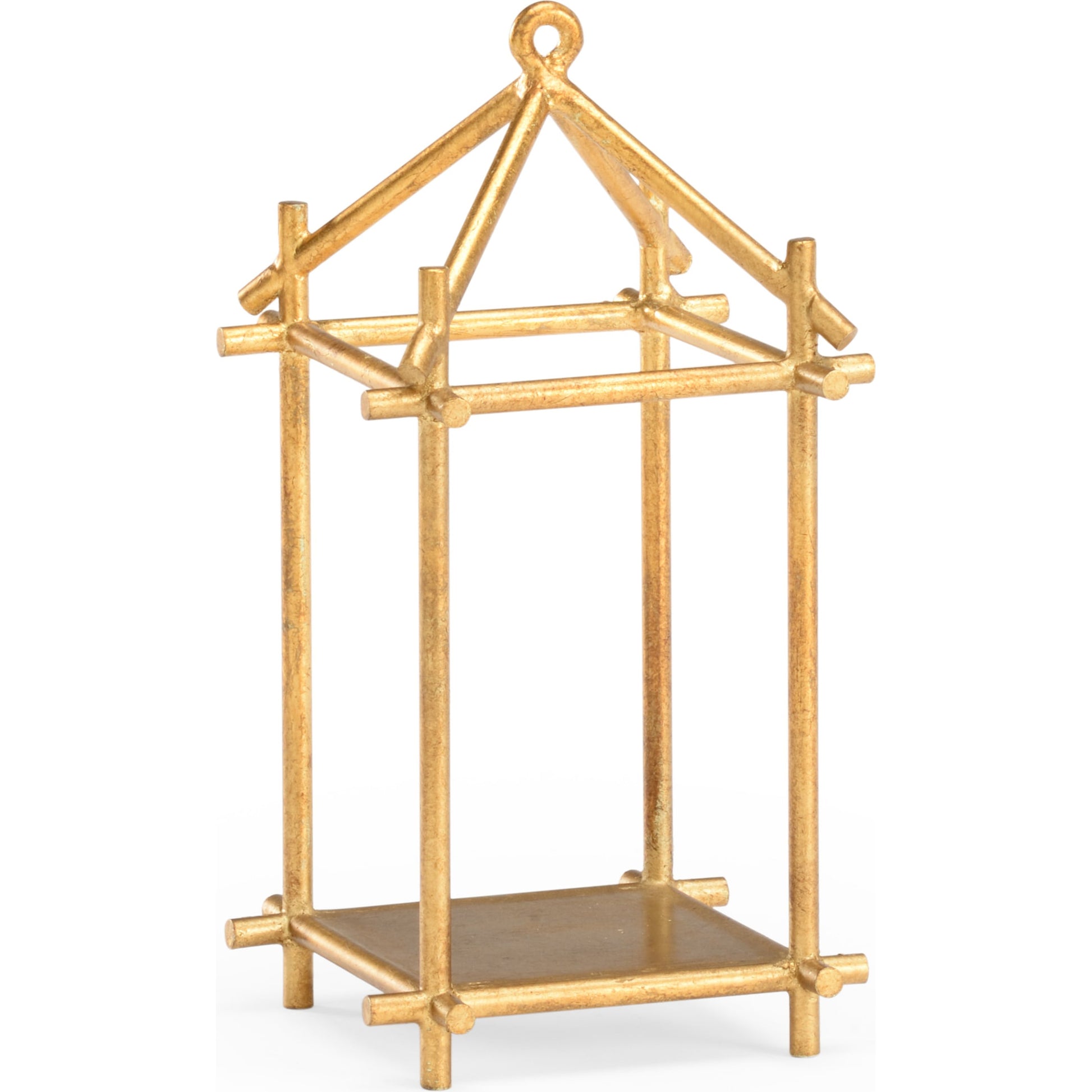 Baton Hurricane by Chelsea House in antique gold leaf. Made from iron in a eclectic & global style.