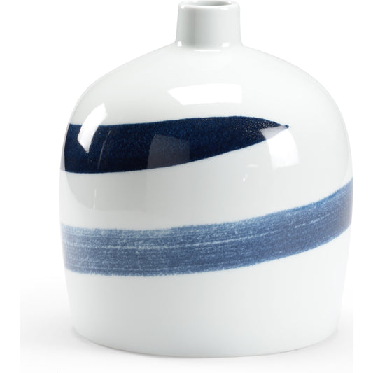 Essex Jug by Chelsea House in white, blue. Made from ceramic in a coastal style.