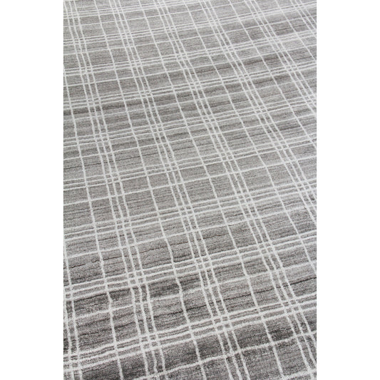 Fairbanks Rug - Silver, White by Exquisite Rugs in silver/white. Made from unique in a unique style.