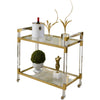 Clear, Clear, Polished Brass