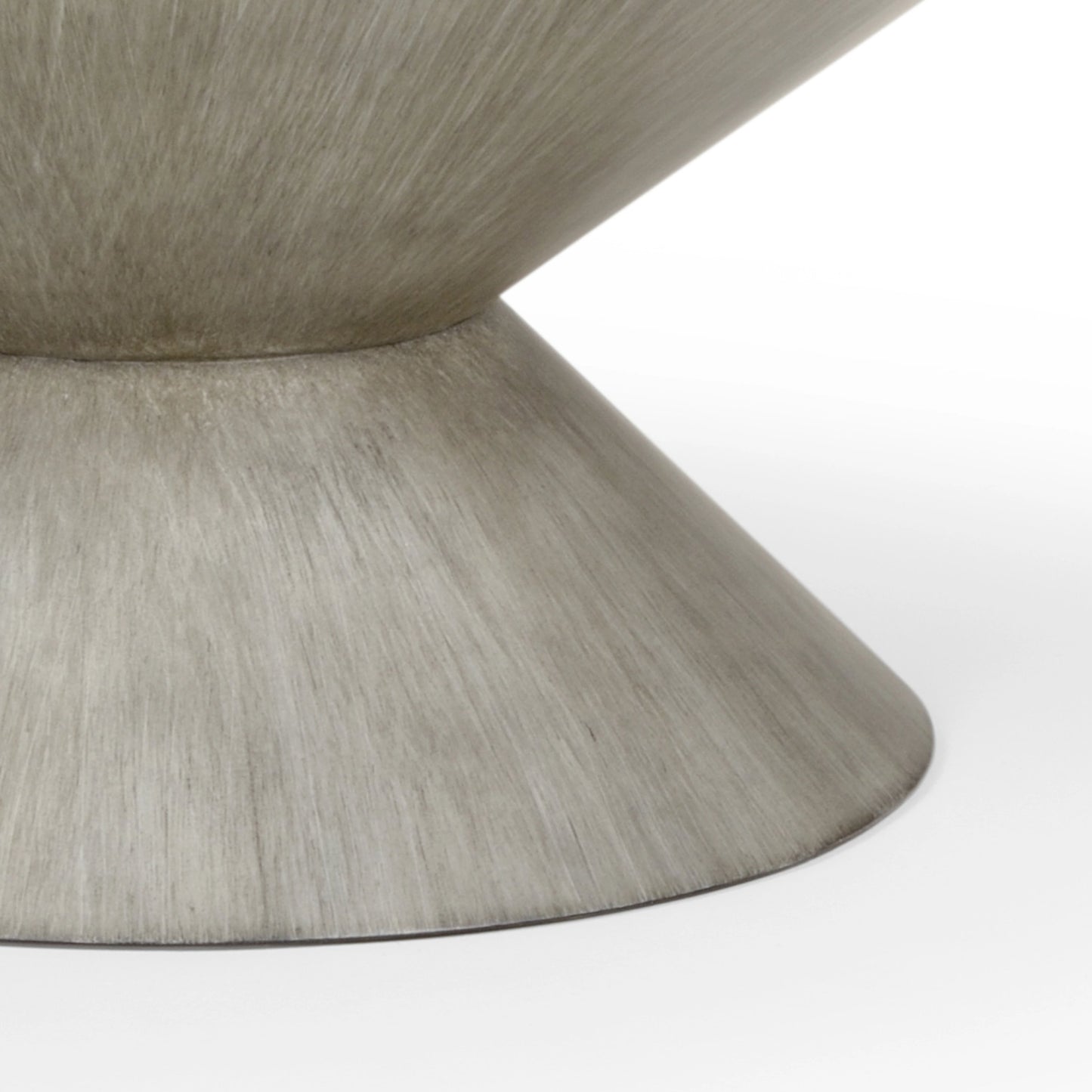 002 SR-383346 | Closeup | N Y Cocktail Table by Chelsea House in gray wash, antique gold, dark gray. Made from glass in a modern style.