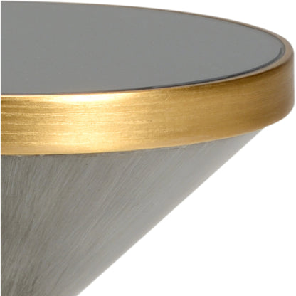 N Y Drink Table by Chelsea House. Made from glass in a modern style.