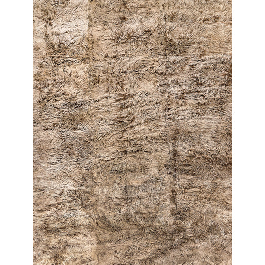 Sheepskin 3840 Rug by Exquisite Rugs in cappucino. Made from new zealand sheepskin in a unique style.