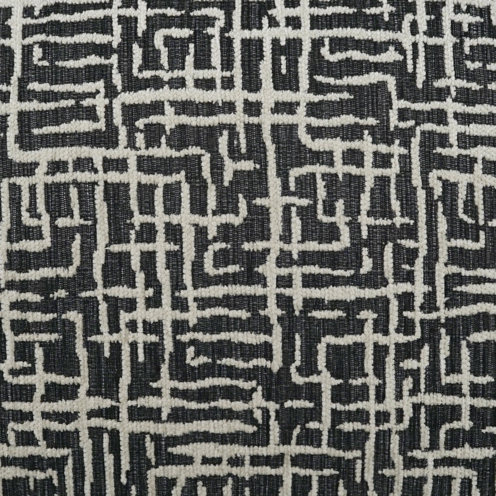 Gervais Pillow by DV Kap Home in black. Made from 42.66% acrylic, 50.55% olefin, 16.79% uv polyester in a modern style.