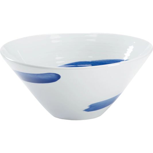 Essex Bowl by Chelsea House in white, blue. Made from porcelain in a eclectic & global style.