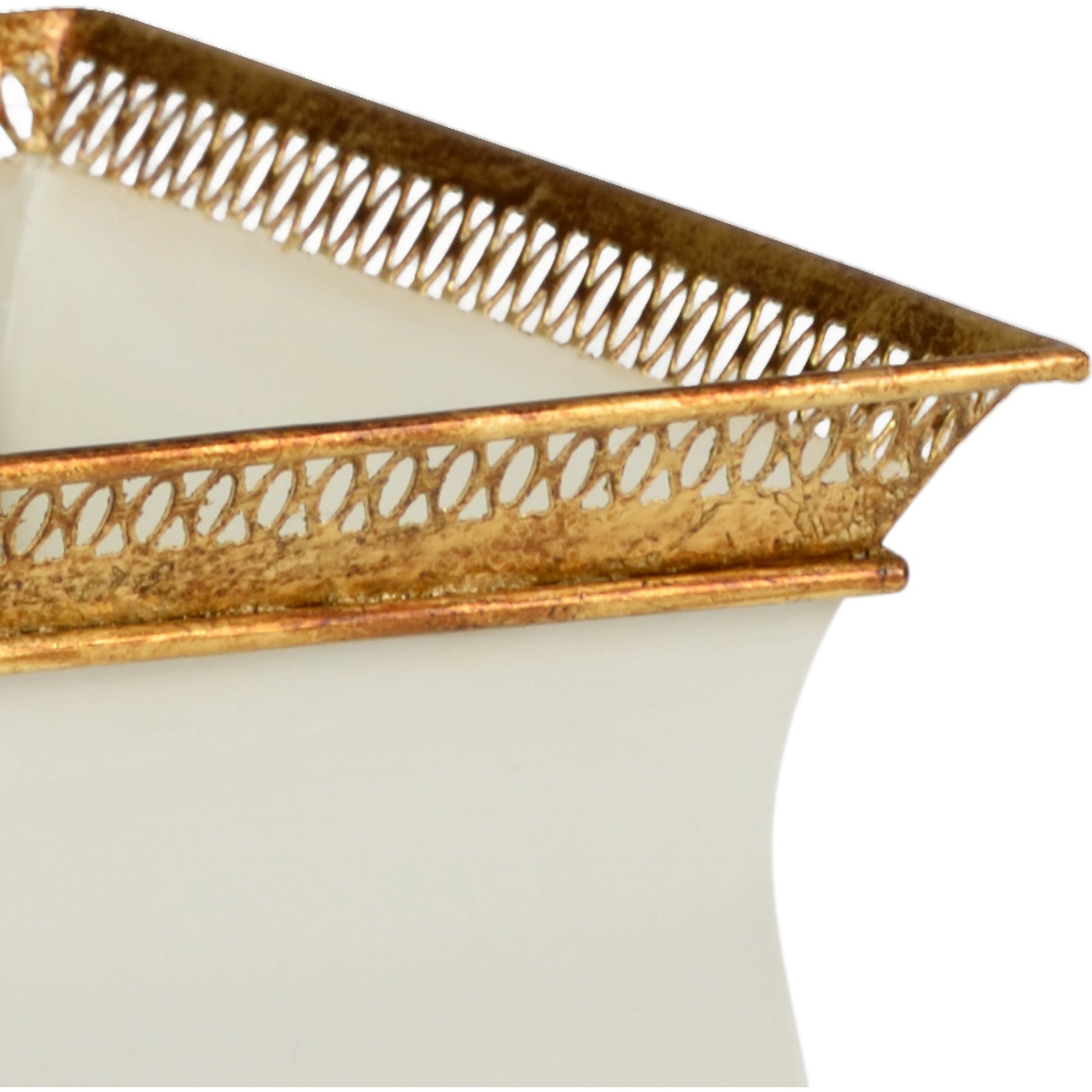 French Tole Planter by Chelsea House. Made from iron in a traditional style.